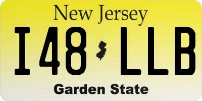 NJ license plate I48LLB