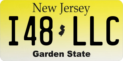 NJ license plate I48LLC