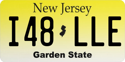 NJ license plate I48LLE