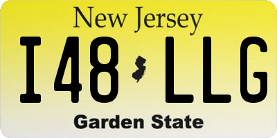NJ license plate I48LLG