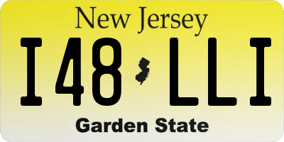 NJ license plate I48LLI