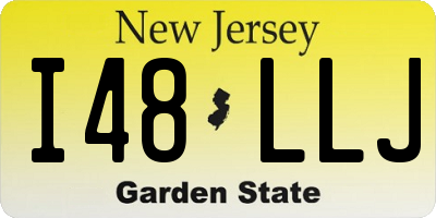 NJ license plate I48LLJ