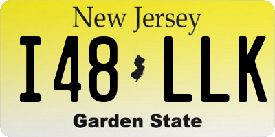 NJ license plate I48LLK