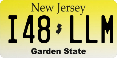 NJ license plate I48LLM