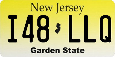 NJ license plate I48LLQ