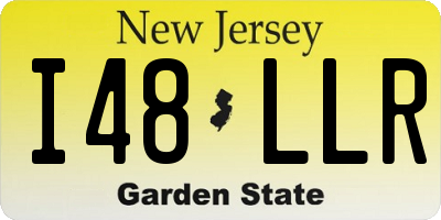 NJ license plate I48LLR