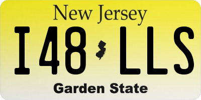 NJ license plate I48LLS