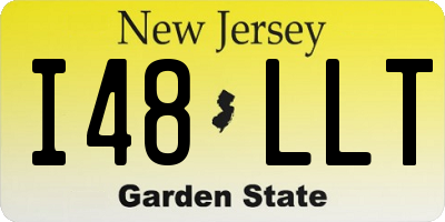 NJ license plate I48LLT