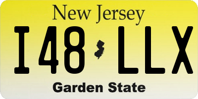 NJ license plate I48LLX