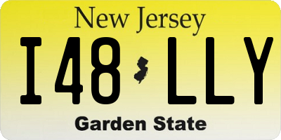 NJ license plate I48LLY