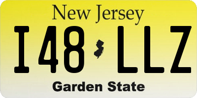 NJ license plate I48LLZ