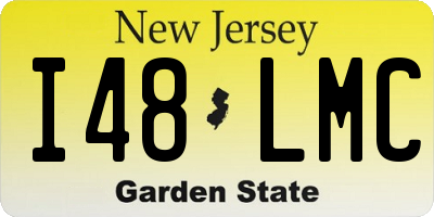 NJ license plate I48LMC