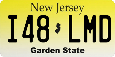 NJ license plate I48LMD