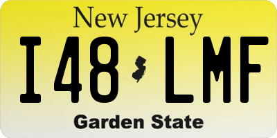 NJ license plate I48LMF