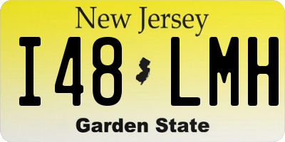 NJ license plate I48LMH