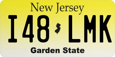 NJ license plate I48LMK