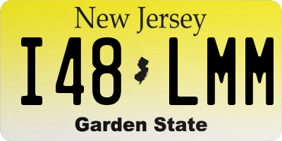NJ license plate I48LMM