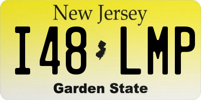 NJ license plate I48LMP