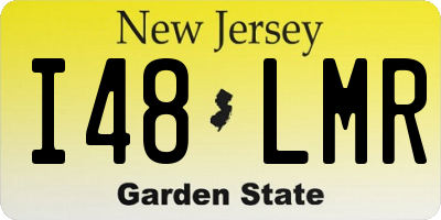 NJ license plate I48LMR