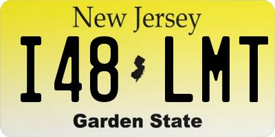 NJ license plate I48LMT