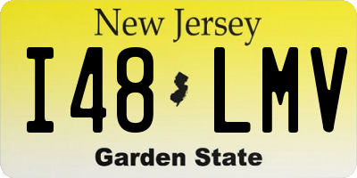 NJ license plate I48LMV