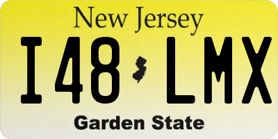NJ license plate I48LMX