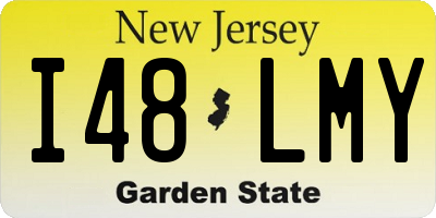 NJ license plate I48LMY