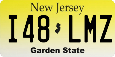 NJ license plate I48LMZ