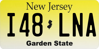 NJ license plate I48LNA