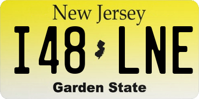 NJ license plate I48LNE