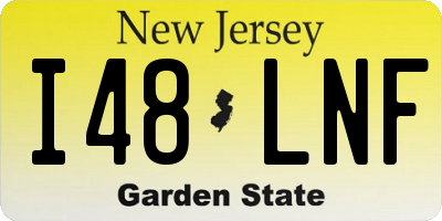 NJ license plate I48LNF