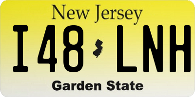 NJ license plate I48LNH