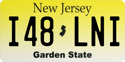 NJ license plate I48LNI