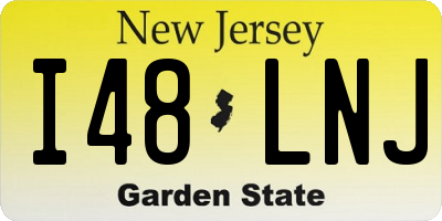 NJ license plate I48LNJ