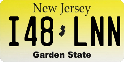 NJ license plate I48LNN