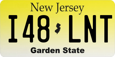 NJ license plate I48LNT