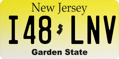 NJ license plate I48LNV