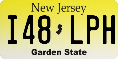 NJ license plate I48LPH