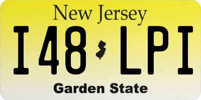 NJ license plate I48LPI