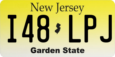 NJ license plate I48LPJ