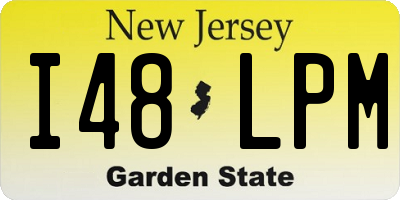 NJ license plate I48LPM
