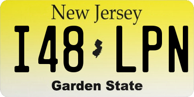NJ license plate I48LPN