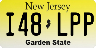 NJ license plate I48LPP