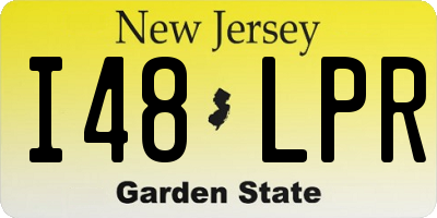 NJ license plate I48LPR