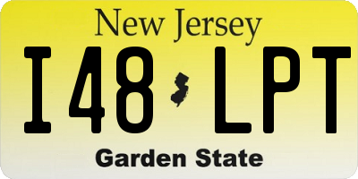 NJ license plate I48LPT