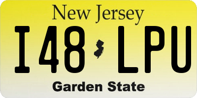 NJ license plate I48LPU