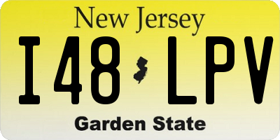 NJ license plate I48LPV
