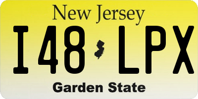 NJ license plate I48LPX