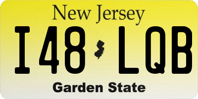 NJ license plate I48LQB