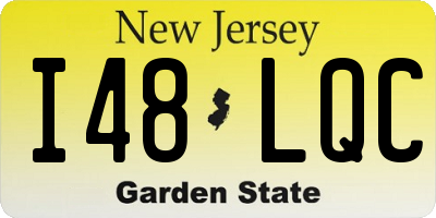 NJ license plate I48LQC